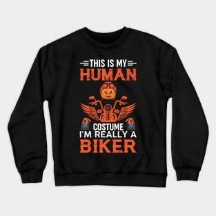 This is my human costume Crewneck Sweatshirt